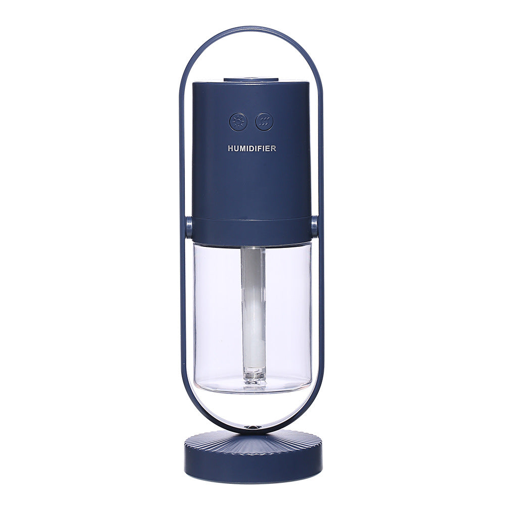 Magic Shadow USB air humidifier with projection night light and ultrasonic mist for home and car use