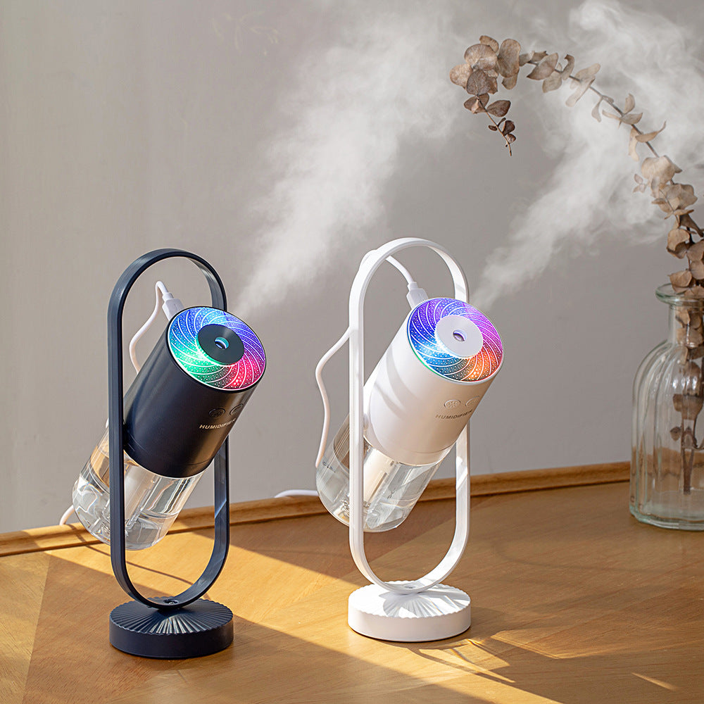 Magic Shadow USB Air Humidifier with projection night light and ultrasonic mist for home and car use