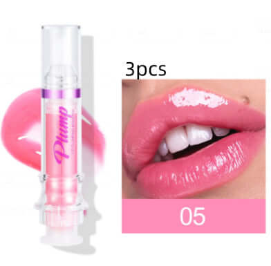 High-shine Mirror Lip Gloss tube showcasing rich, vibrant lip color with a glossy finish