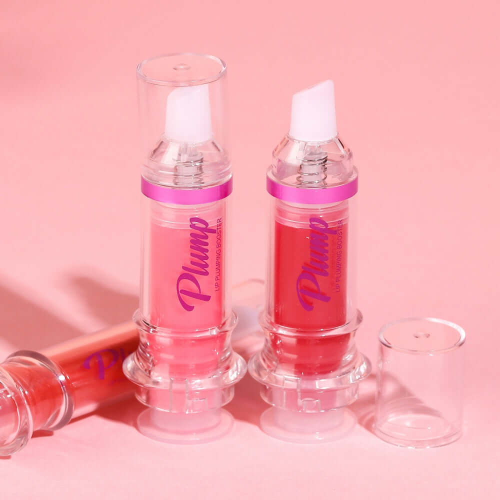 High-shine Mirror Lip Gloss tube showcasing rich, glossy liquid lipstick in vibrant shade for plump, moisturized lips