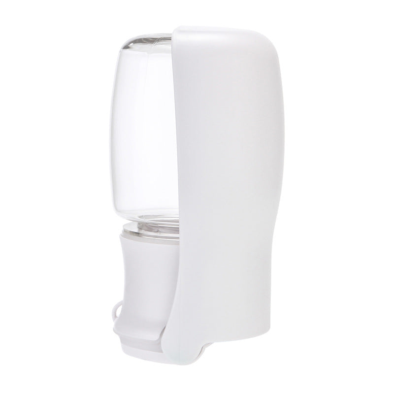 Foldable dog portable water bottle and pet water dispenser in various colors and sizes