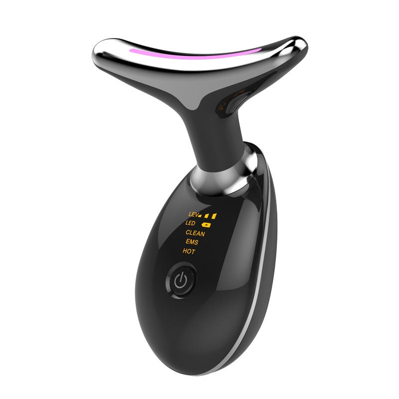EMS Thermal Neck Lifting and Tighten Massager with Electric Microcurrent and LED Photon Therapy