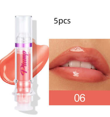 High-shine Mirror Lip Gloss tube with rich, vibrant lip color and glossy finish