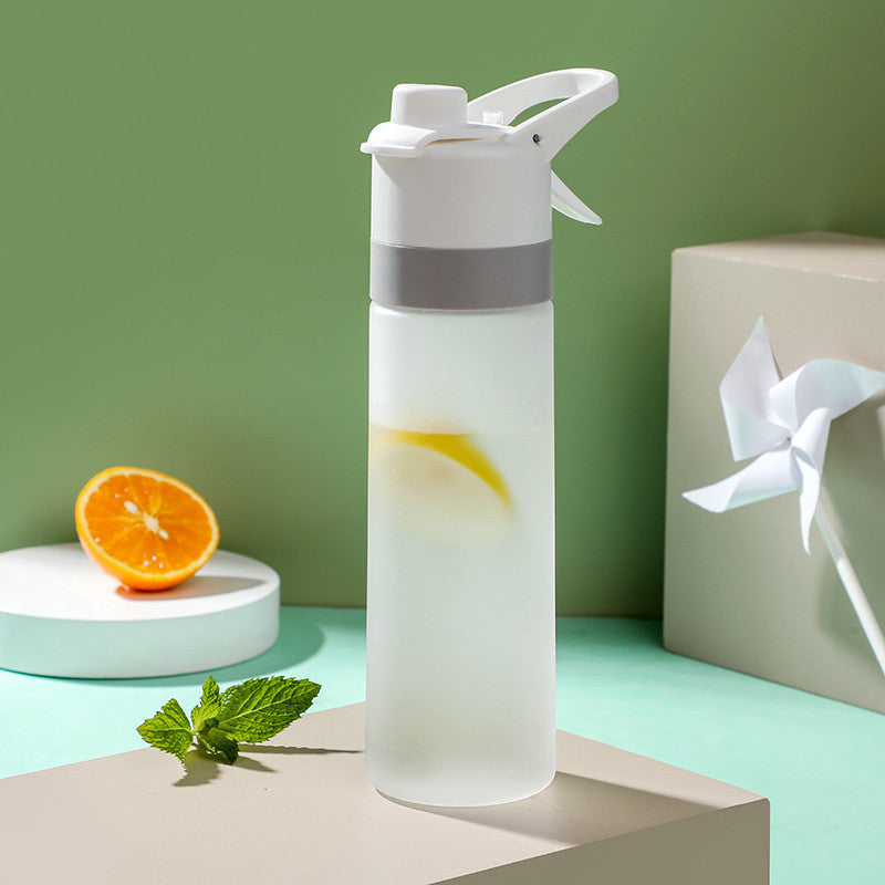 colorful spray water bottle for girls with handle strap and leakproof lid for outdoor sports and fitness