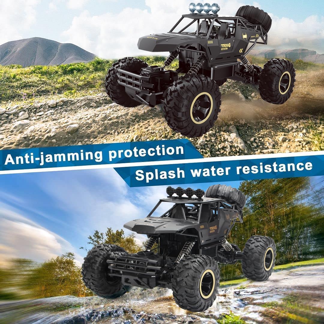 TEMU Can't Sale. UK Rc Car Rock Crawler Rechargeable Off Road Truck 4WD , Metal Shell LED Headlights Remote Control Off Road Car Truck,Logistics Is Randomly Sent By Amazon Logistics,Royal Mail,