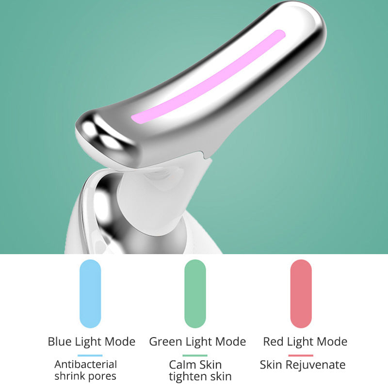 EMS Thermal Neck Lifting and Tighten Massager with Electric Microcurrent and LED Photon Therapy