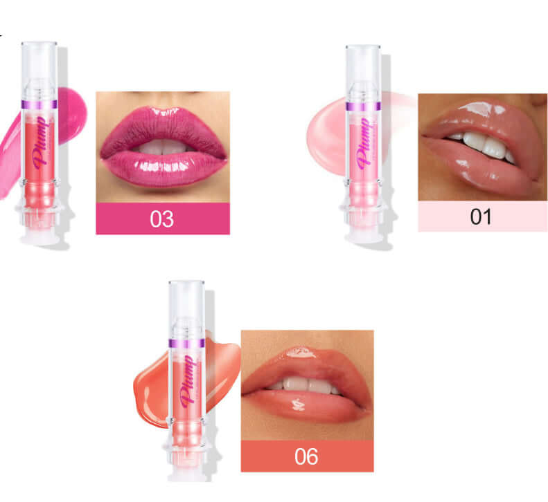 High-shine Mirror Lip Gloss in vibrant shades for a glossy, moisturized pout
