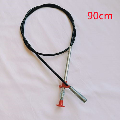 60CM sewer dredger spring pipe tool for clearing kitchen sink drain clogs and hair blockages