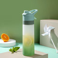 spray water bottle for girls with large capacity and handle strap for sports and travel
